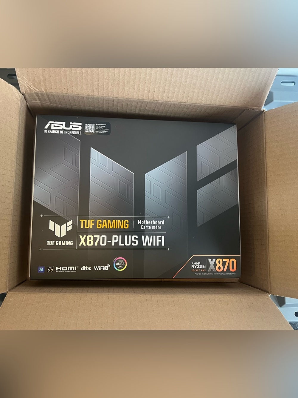 ASUS TUF Gaming X870-Plus WiFi ATX Motherboard NIB